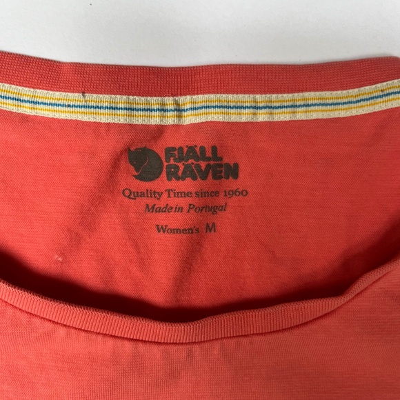 Fjallraven Greenland Women's T-Shirt, Peach Pink, Medium - Picture 5 of 11